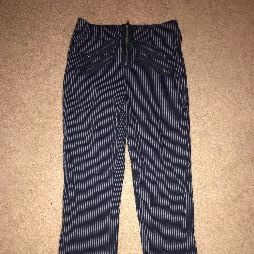 Pinstripe pants